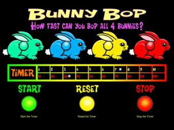 Bunny Bop Maze & Game